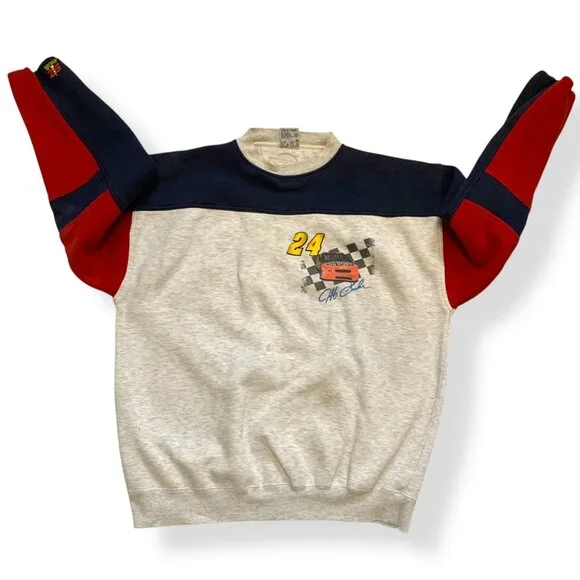 VTG‎ Jeff Gordon Speed Zone Racing Crewneck Sweatshirt XXL NASCAR Redneck
